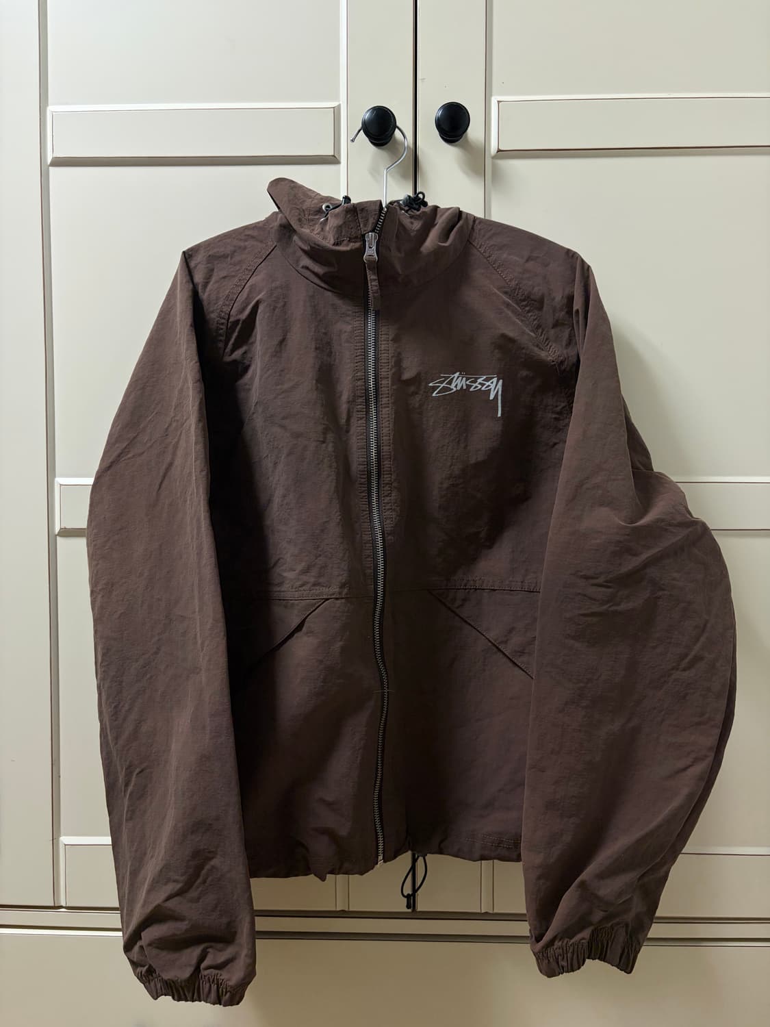 (S) 스투시 웨이브 다이 비치 쉘 자켓 커피 바람막이 상품이미지2