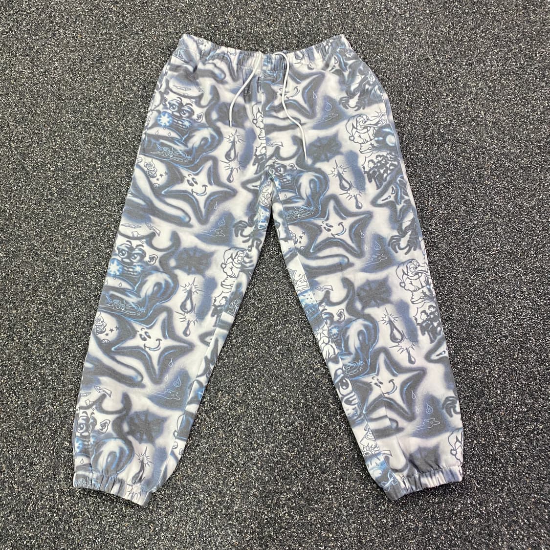 디스이즈네버댓 그래피티 아이보리 스웻 팬츠 B3610 상품이미지3