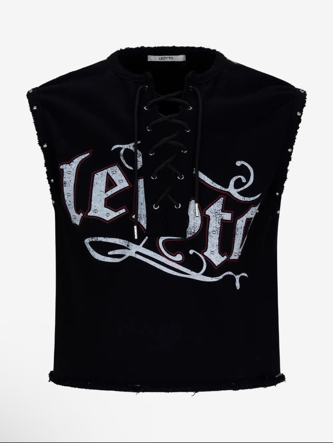 LECYTO 레씨토 스터드 슬리브리스 베스트 상품이미지2