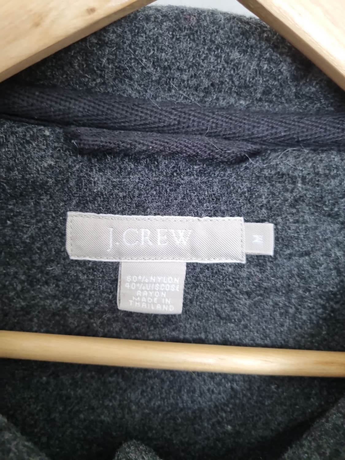 제이크루 그레이 후드 더플 코트 상품이미지7