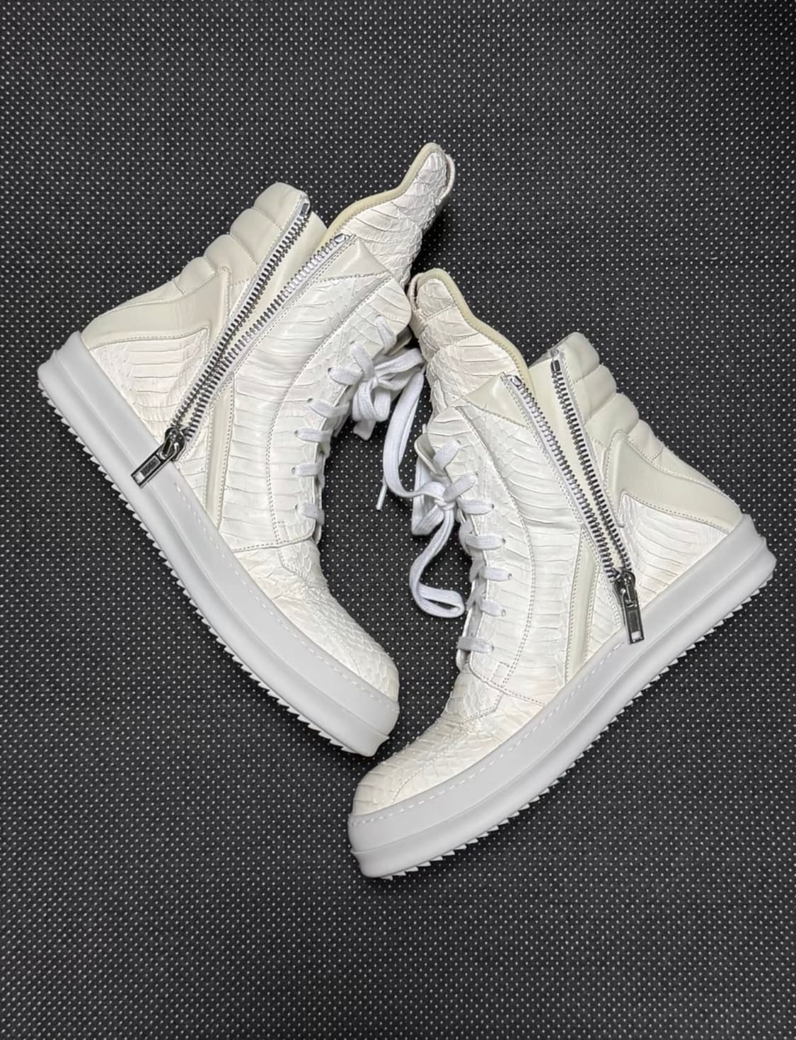 릭오웬스 지오바스켓 python snakeskin 42 상품이미지2