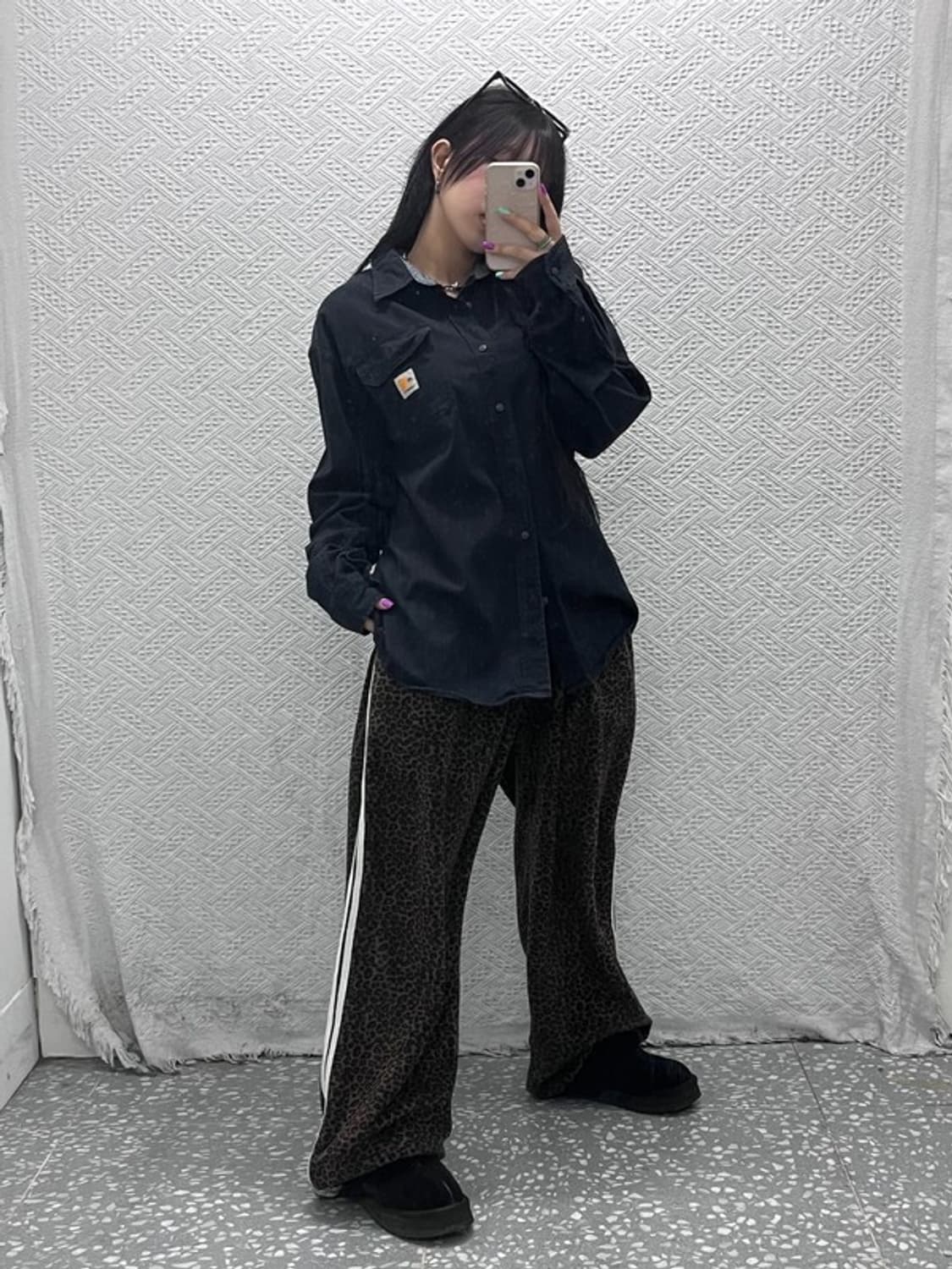 칼하트 베이직 멀티포켓 오버핏 워크 셔츠 XL C06930 상품이미지2