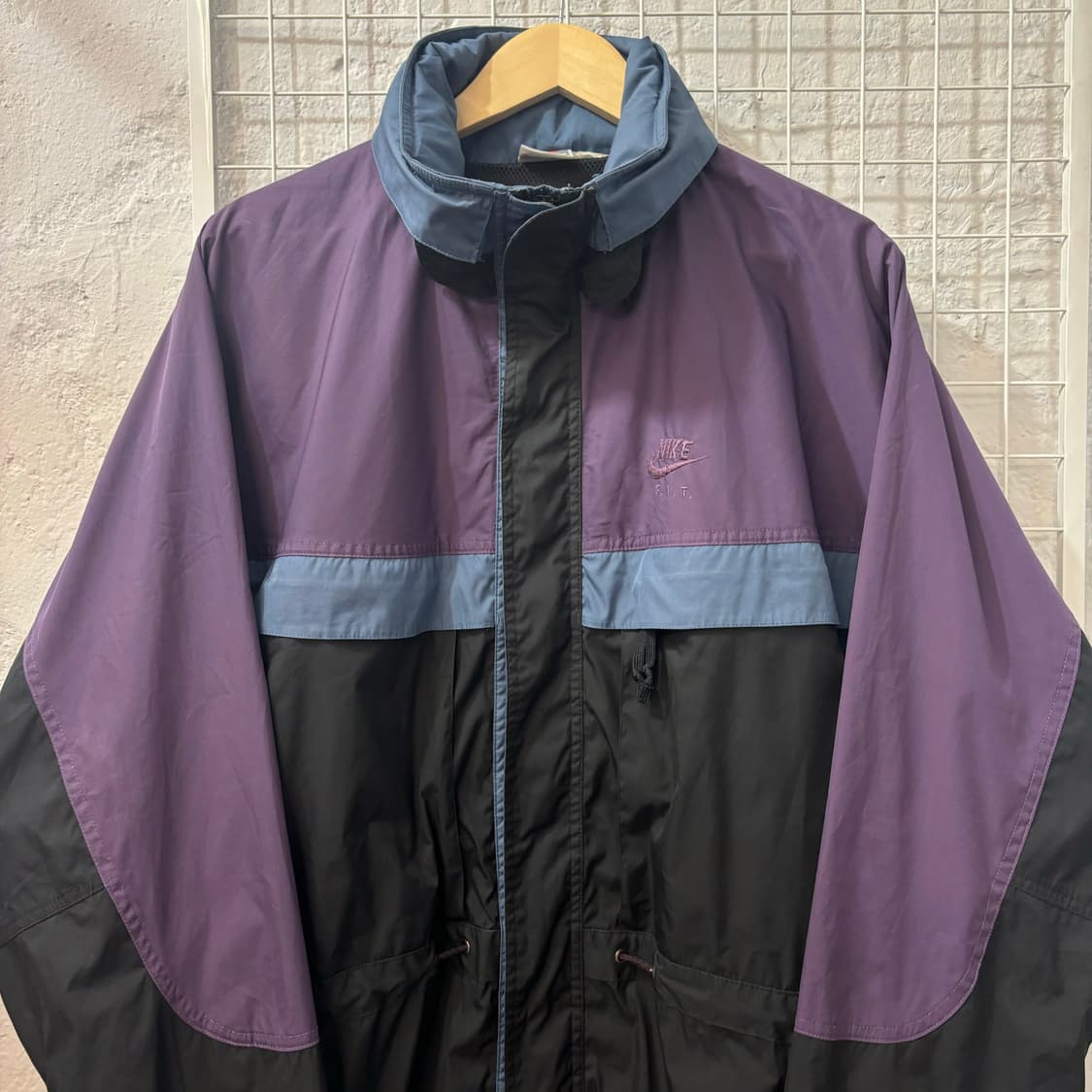 90s 삼나스포츠 나이키 ACG 올드스쿨 배색 바람막이 자켓 L 상품이미지3