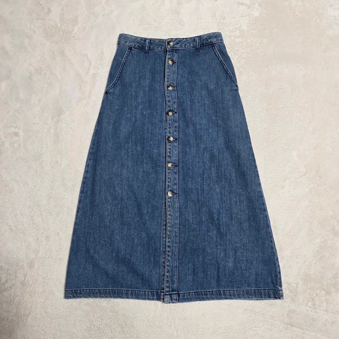 (S)여성 에잇세컨즈 롱 데님 스커트 상품이미지1