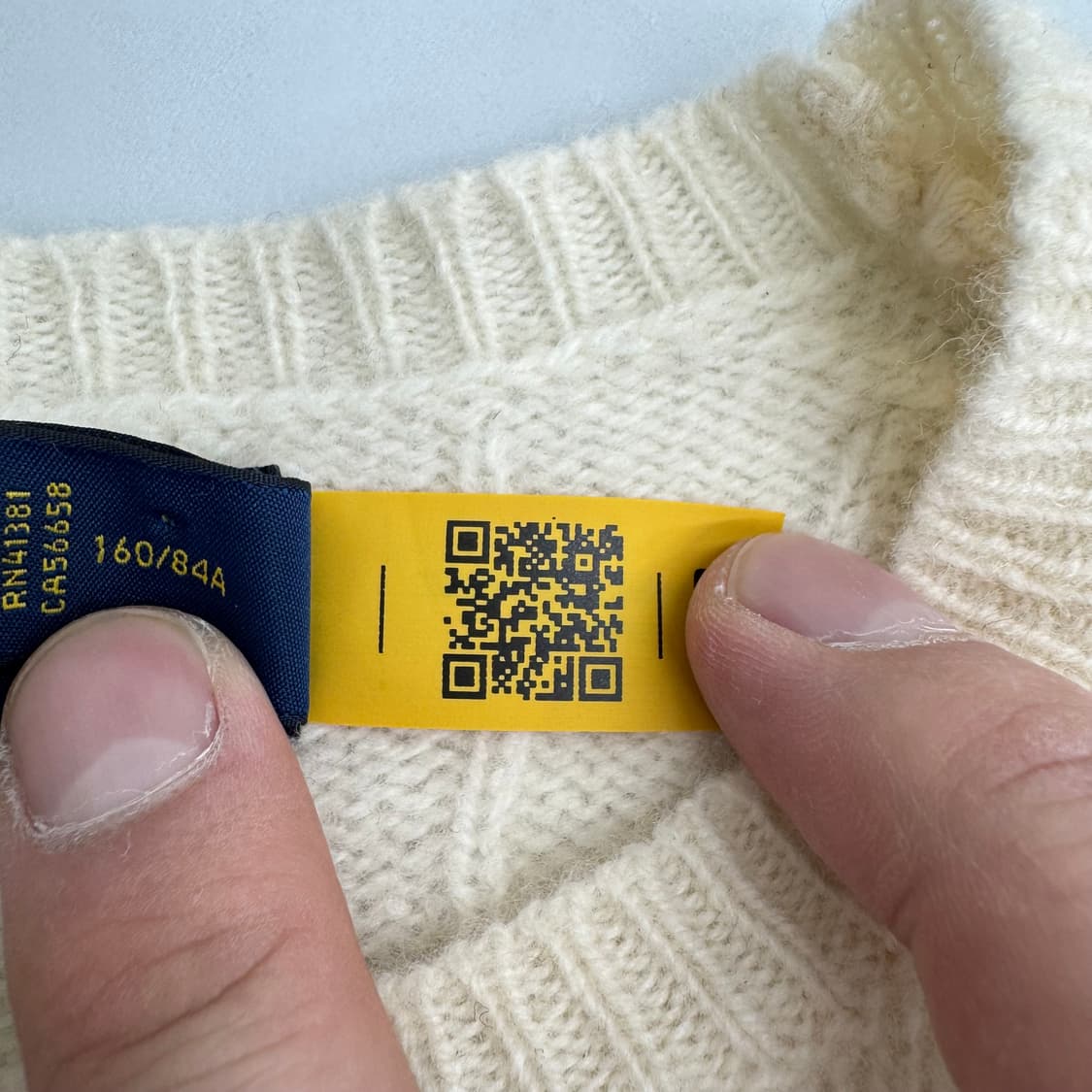 폴로 케이블 니트  상품이미지5