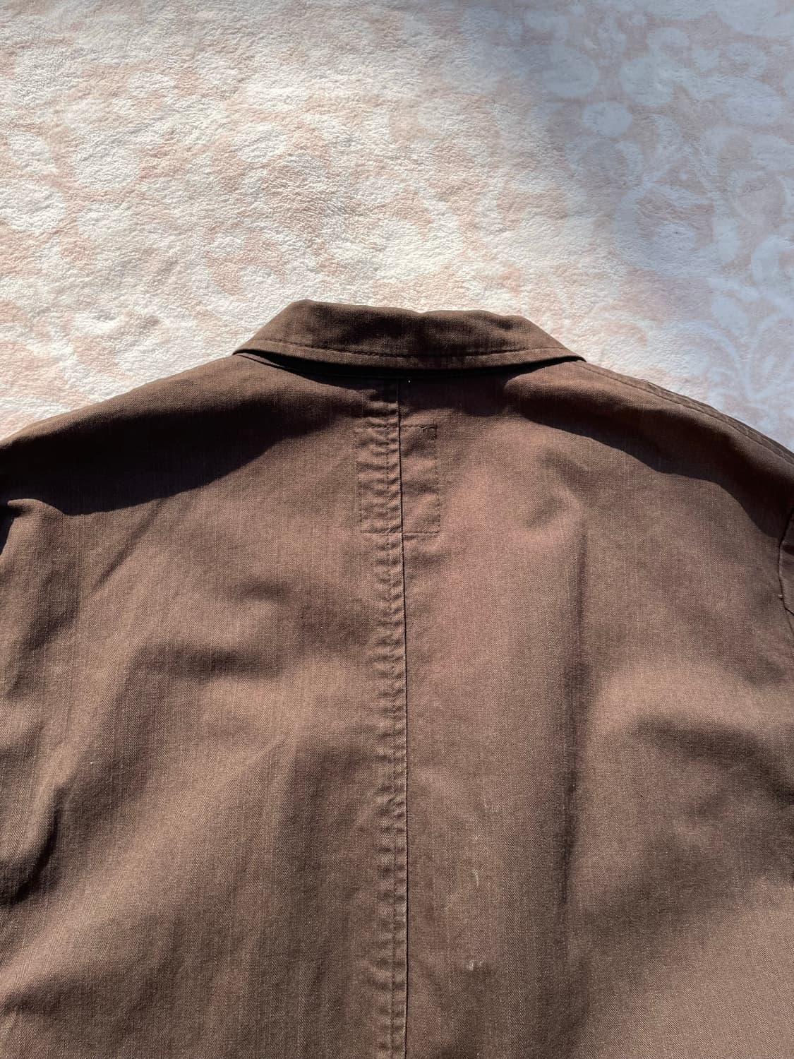 빈티지 브라운 코튼 테일러드 워크자켓 상품이미지7