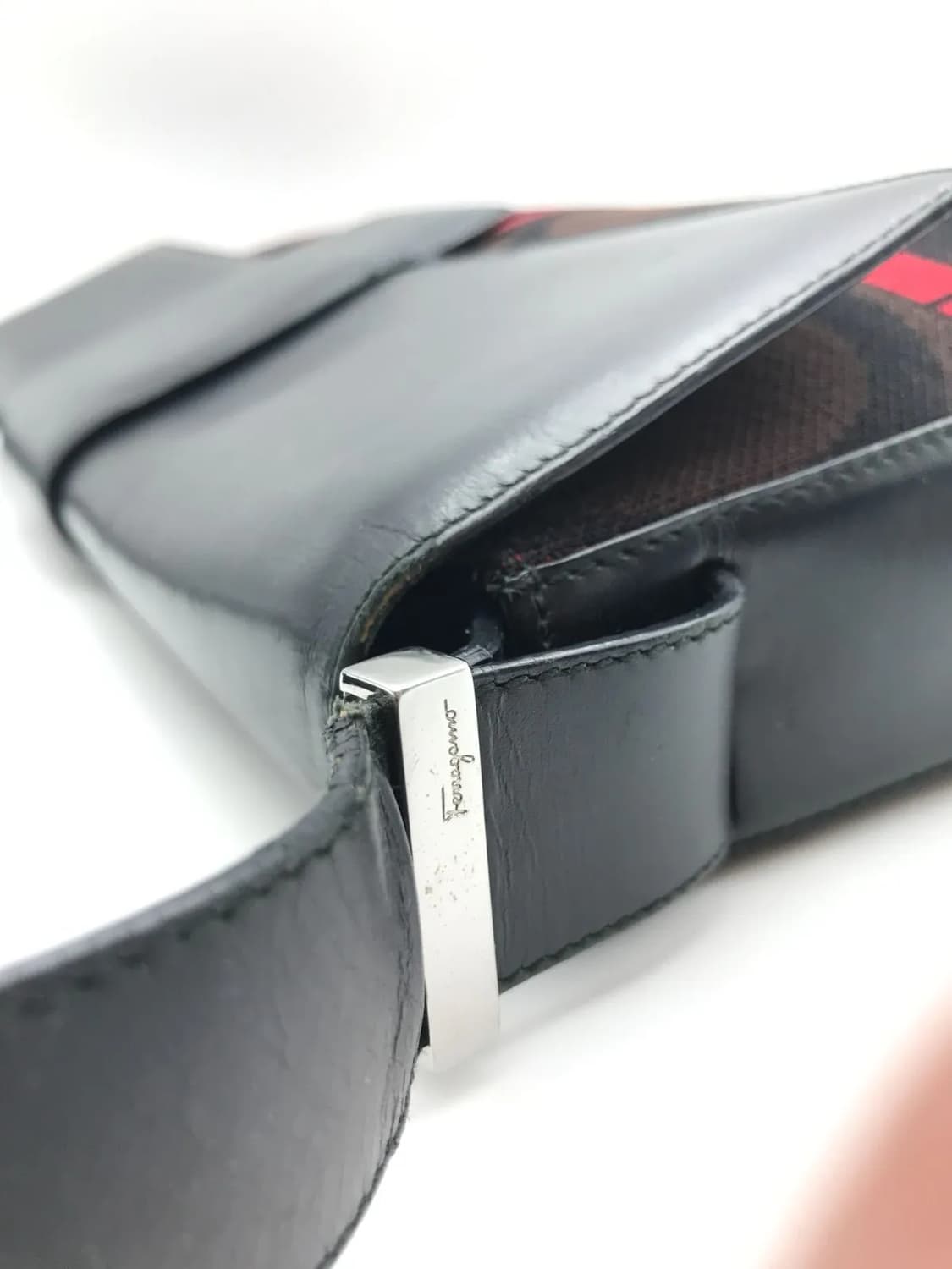 살바토레 페라가모 간치니 캔버스 숄더백 상품이미지5