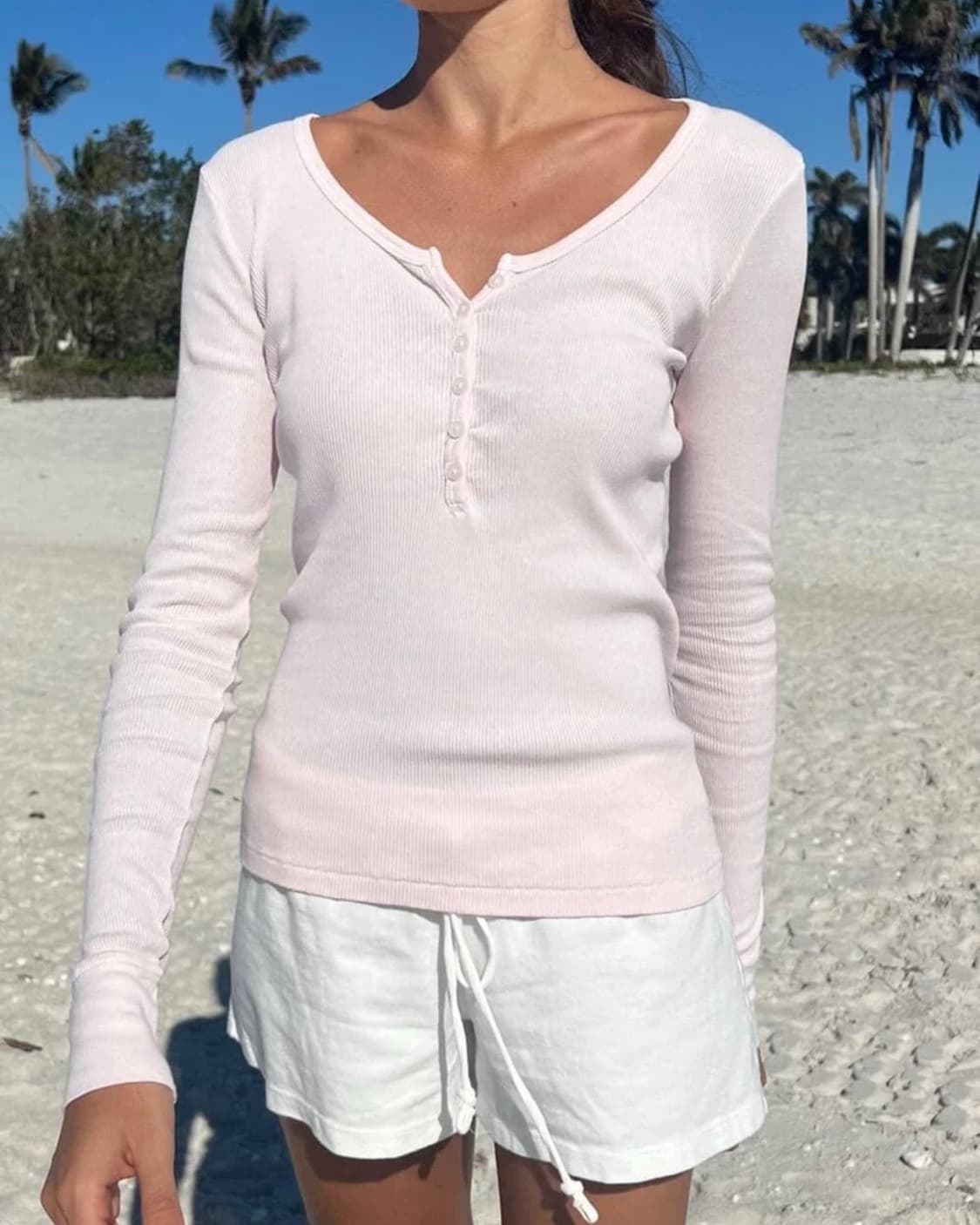 브랜디멜빌 젤리탑 핑크 롱슬리브 상품이미지1