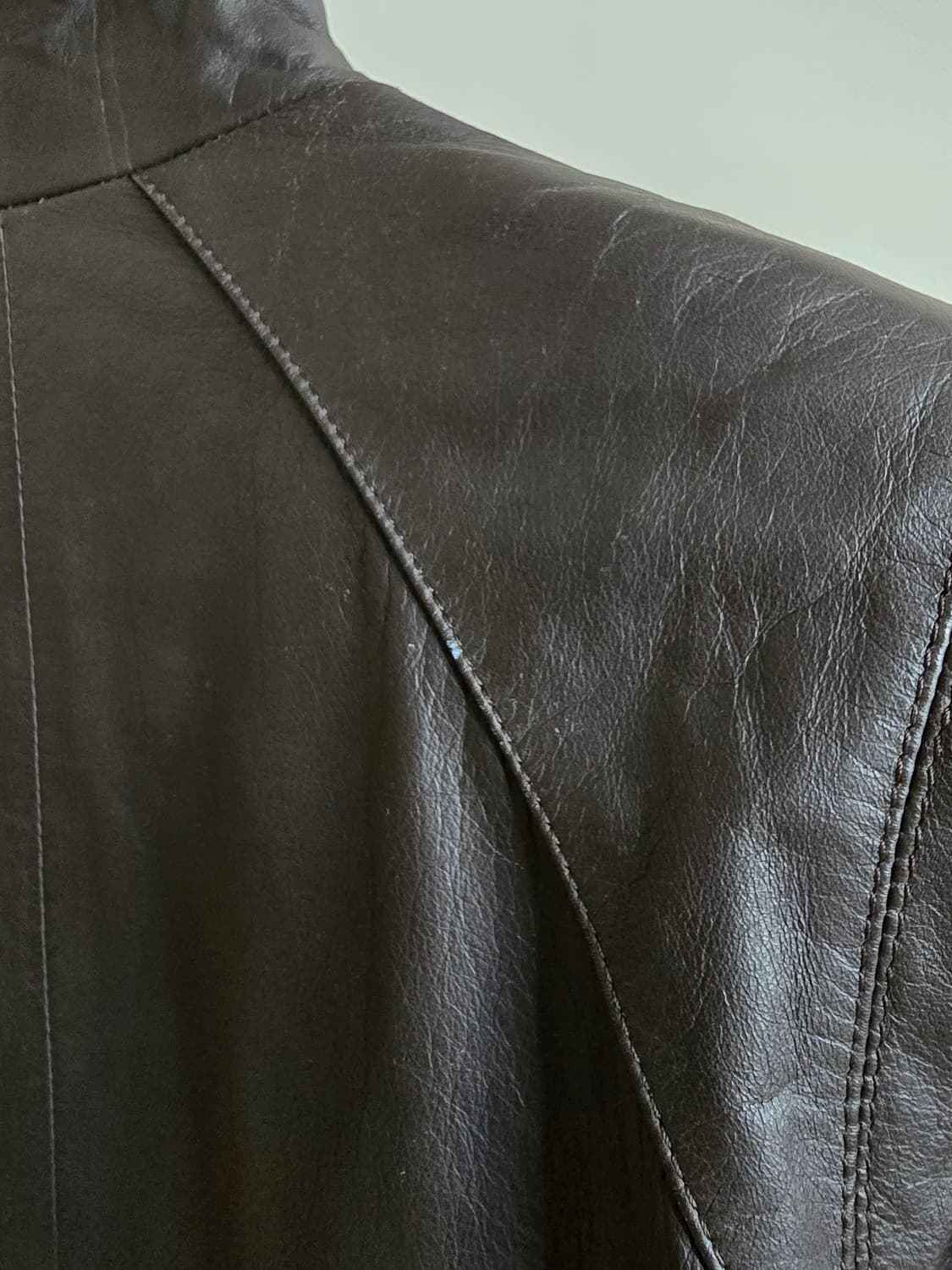 P.DORAL 80s 빈티지 레더 재킷 상품이미지6