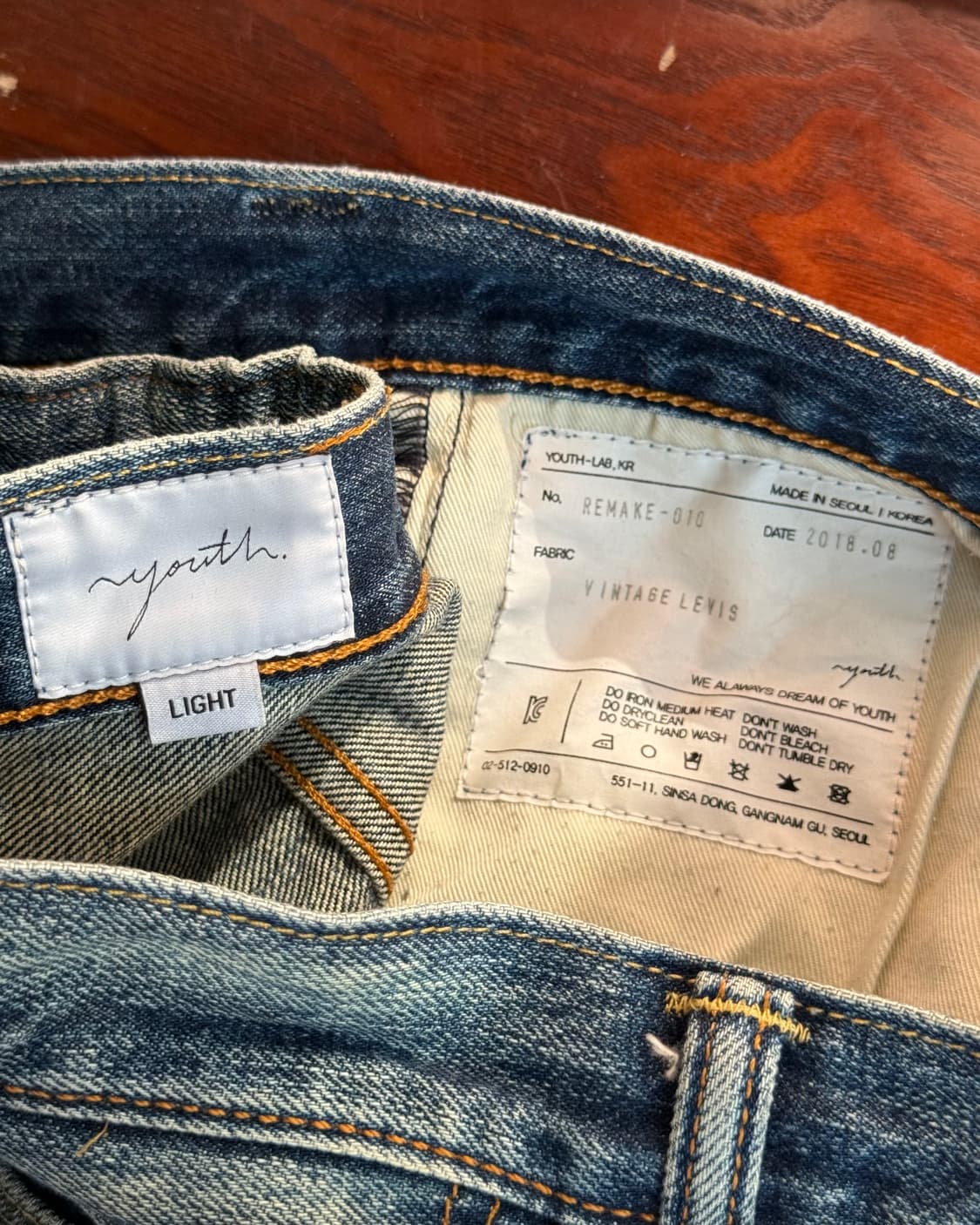 YOUTH x Levi's remake denim pants 상품이미지9