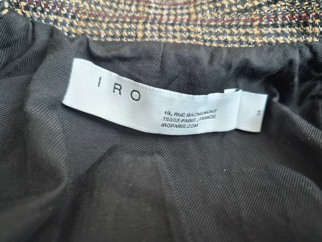 IRO(이로) 글렌 체크 싱글 자켓 (34사이즈) 상품이미지4