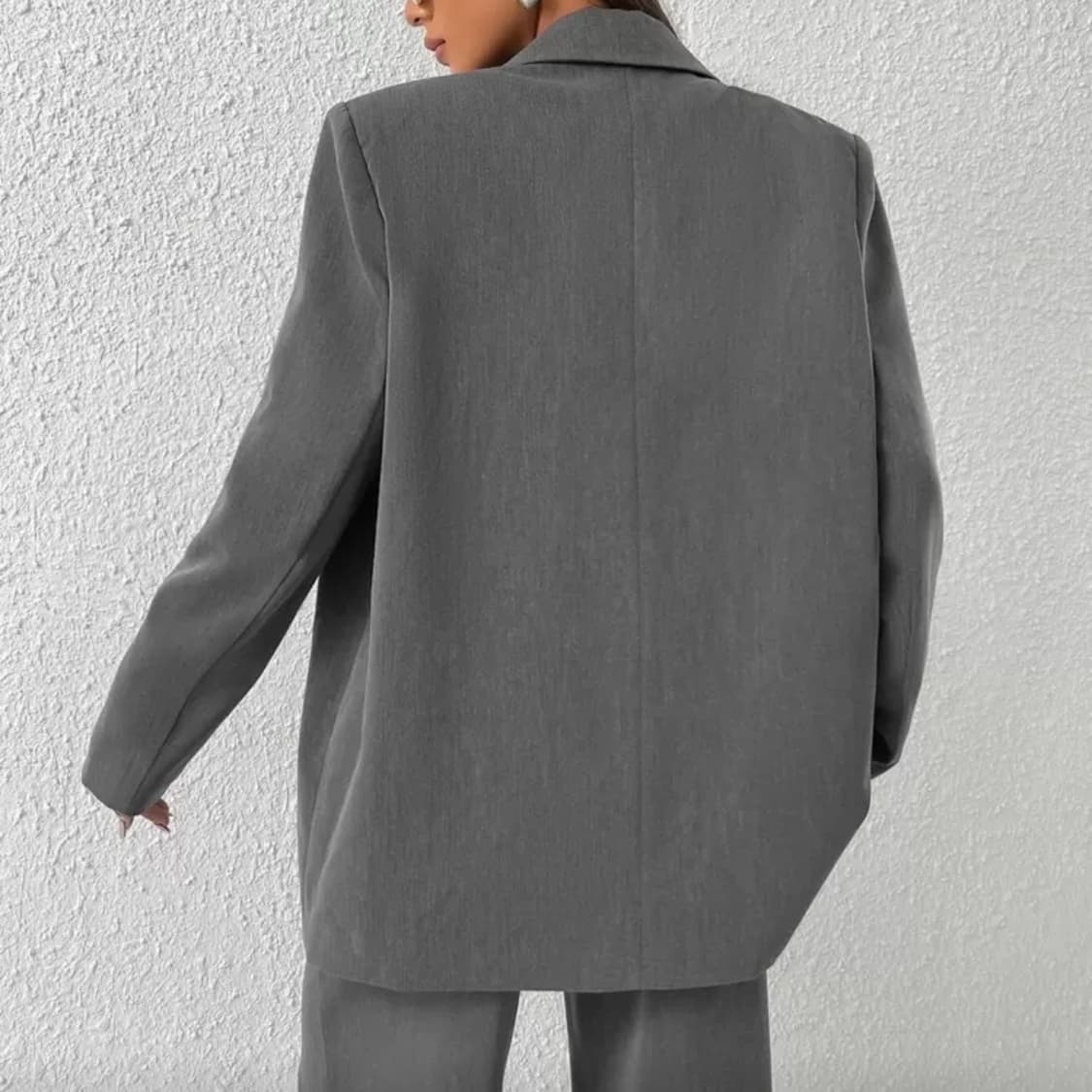 Shein 그레이 블레이저 L 상품이미지4