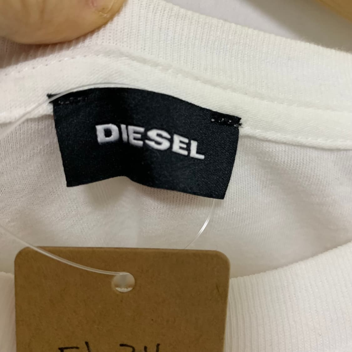 DIESEL 디젤 화이트 플라워 프린팅 반팔 빈티지 티셔츠 상품이미지5