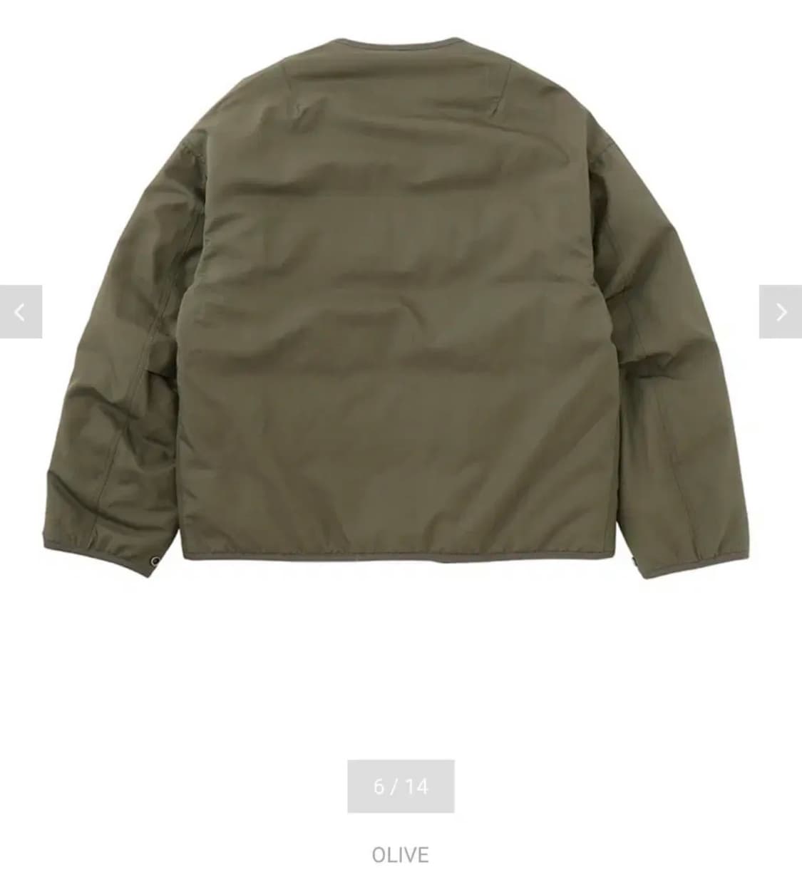 비즈빔 25SS IRIS DOWN JKT OLIVE 4 상품이미지5