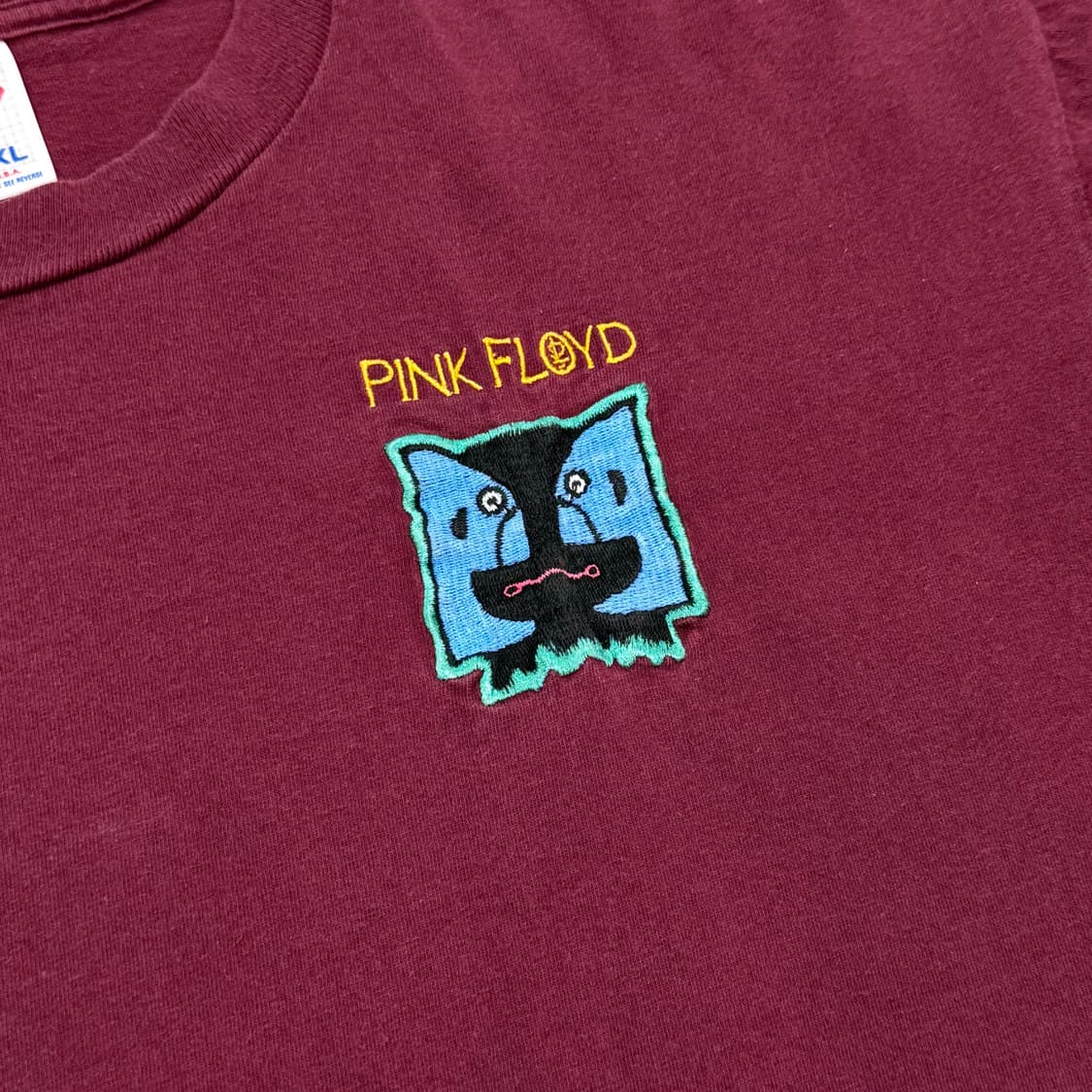 빈티지 90s 핑크 플로이드 디비전벨 밴드 티셔츠 상품이미지4