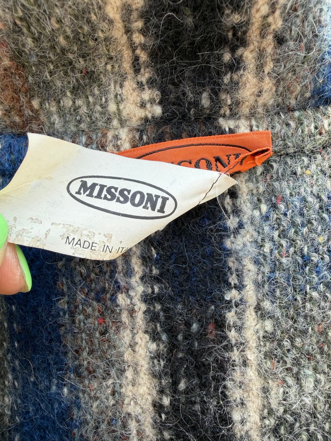 Missoni 미쏘니 모헤어 체크 자켓 상품이미지8