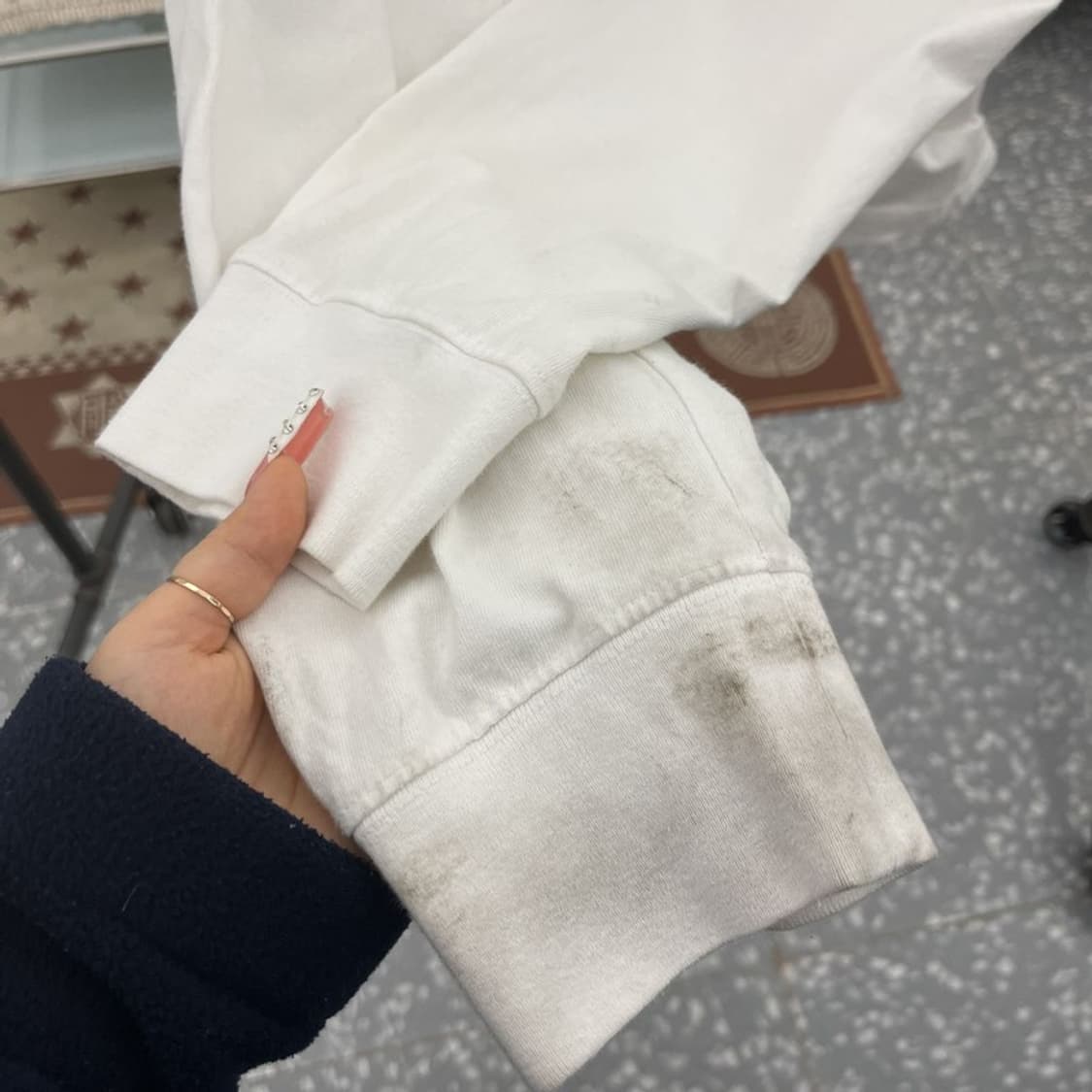 스투시 스트릿 힙합 빅로고 백프린팅 롱슬리브 XL C10269 상품이미지7