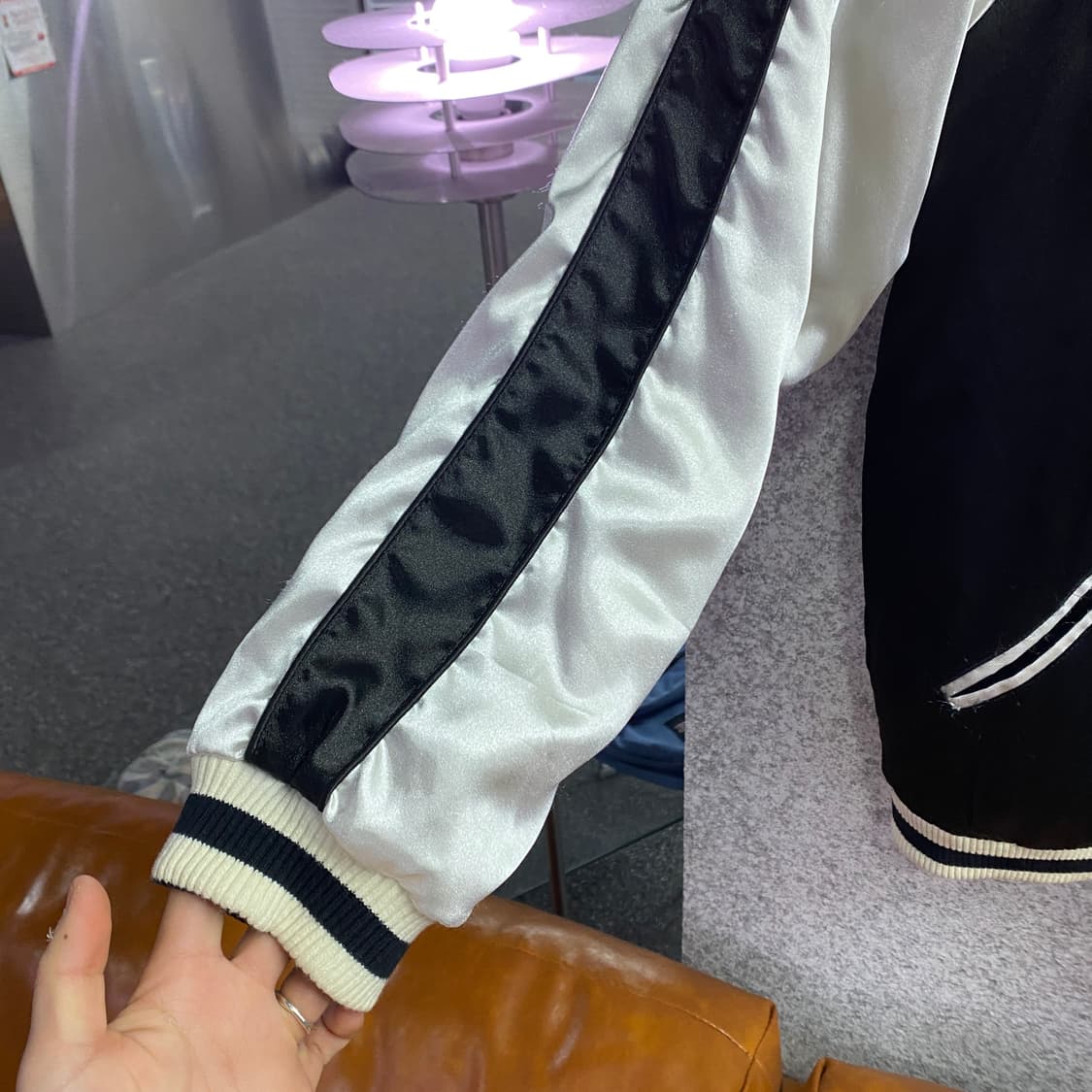 JPN 빈티지 잉어 자수 스카쟌 B4663 상품이미지5