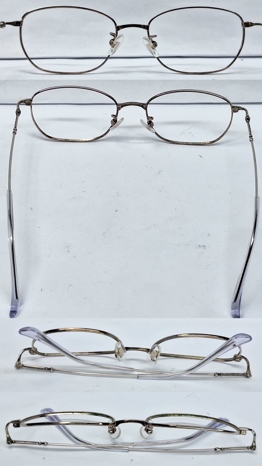 80s 빈티지 LANCEL 란셀 클래식 타원형 안경테 50mm/일본 수입 상품이미지5