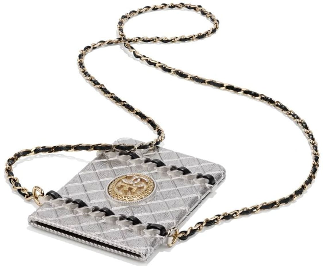 샤넬 정품 마트라세 체인목걸이 카드홀더 카드지갑 패스케이스 상품이미지4