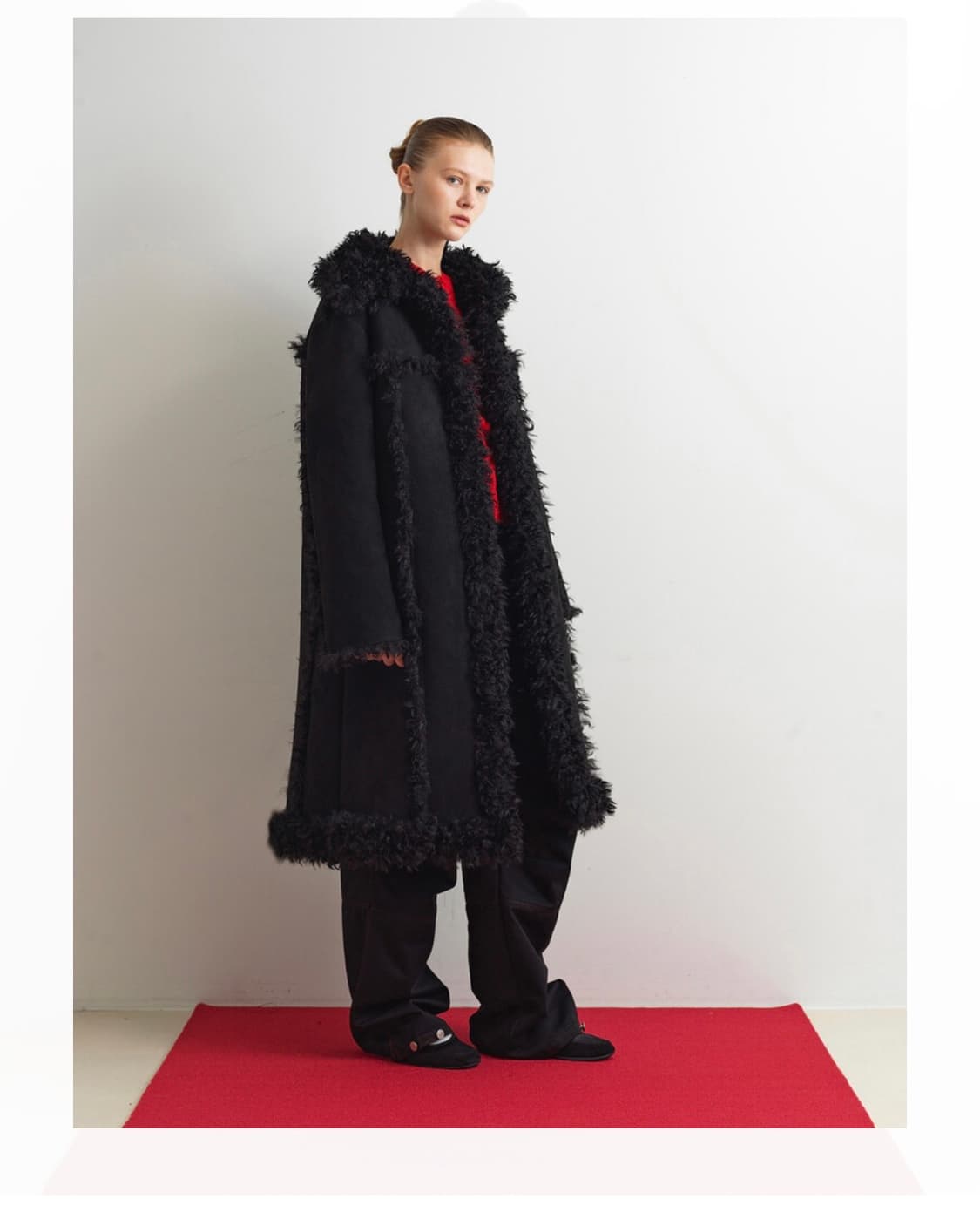 아옵트 리버시블 무스탕 상품이미지4