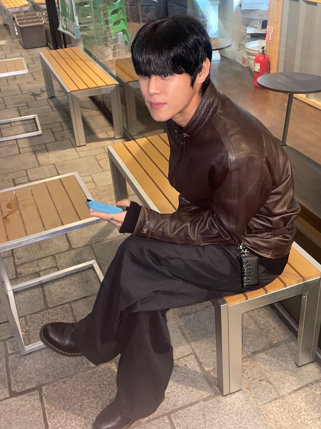 빈티지 양가죽자켓(xl) 상품이미지6