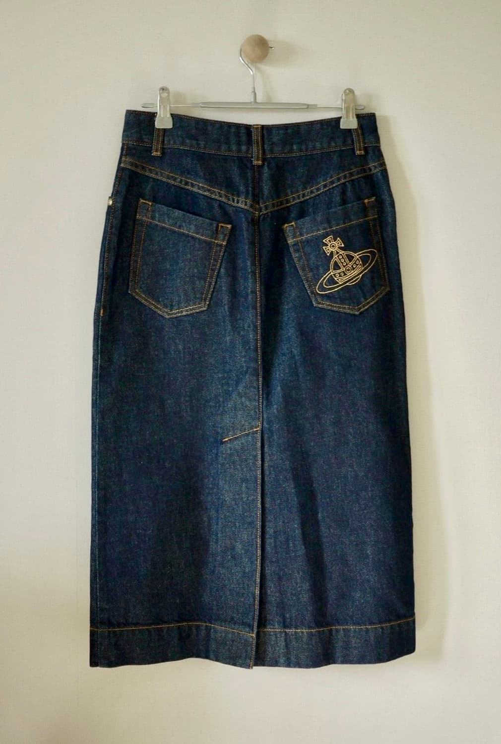 [국내정품]Vivienne Westwood ORB 데님 미디 롱스커트 상품이미지4