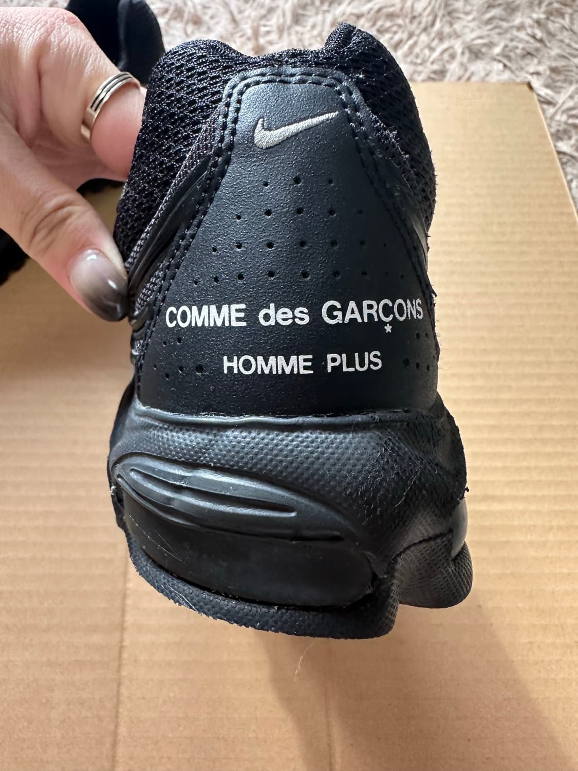 나이키 꼼데가르송 에어맥스 TL 2.5 블랙 270 상품이미지5