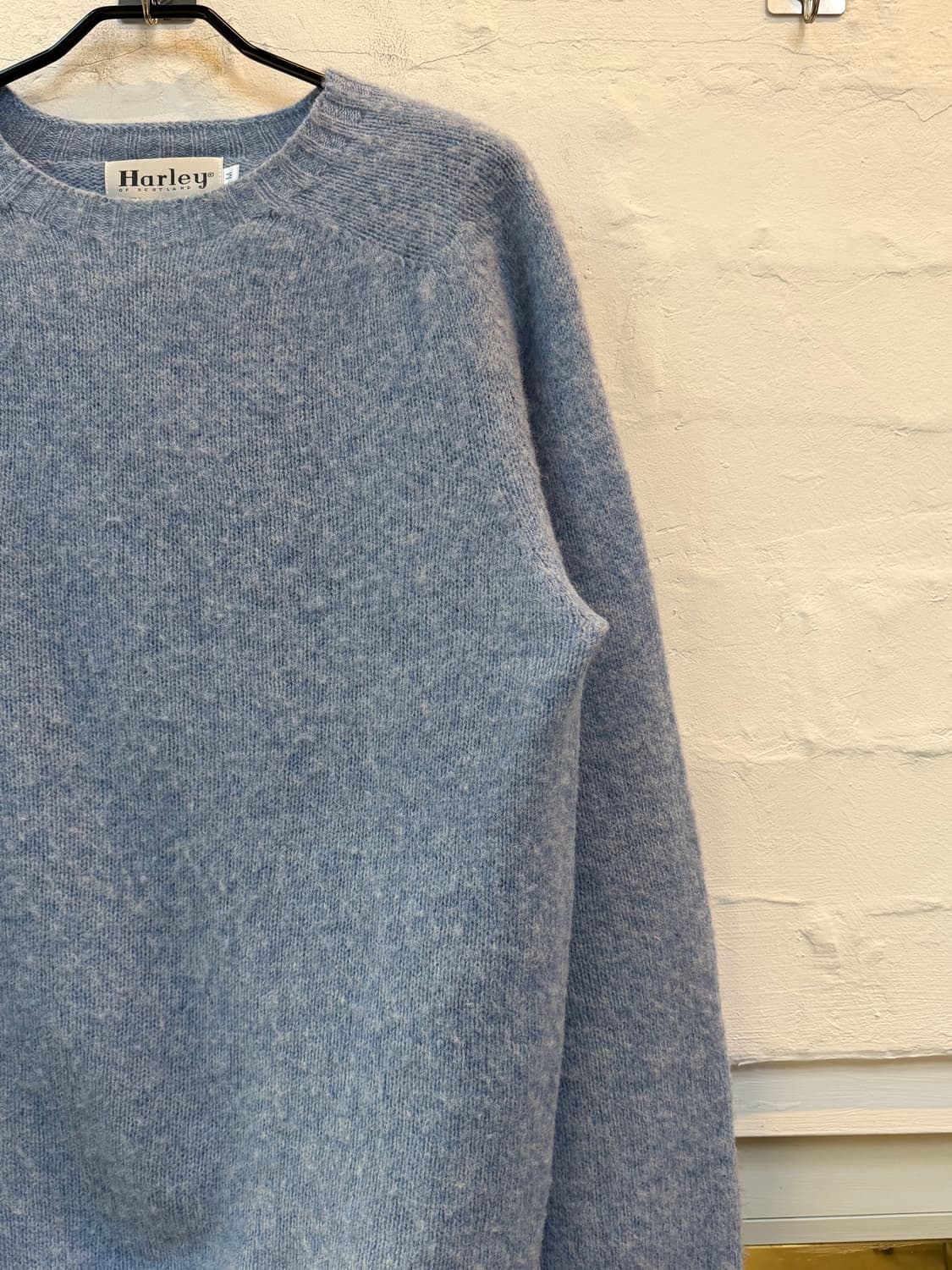 Harley of Scotland 크루넥 울 니트 스웨터 M 상품이미지4