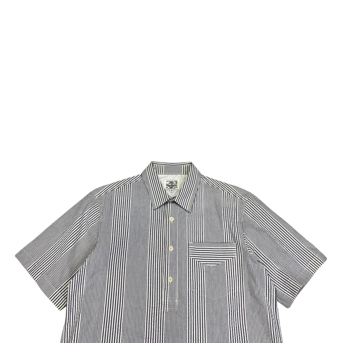 홀리선 시어서커 헨리넥 스트라이프 셔츠 상품이미지2