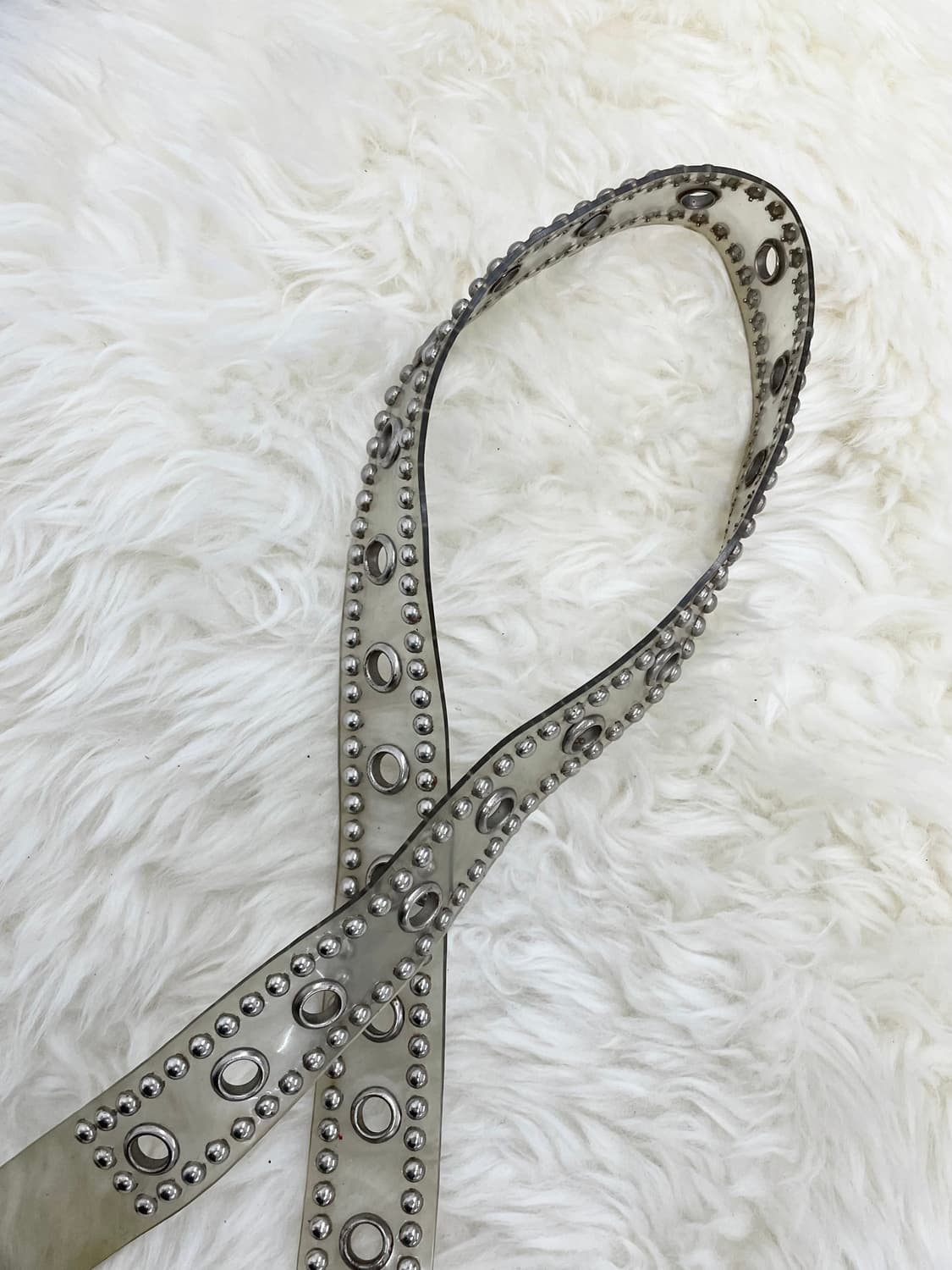 y2k 락시크 에나멜 펀칭 버클 벨트 상품이미지5