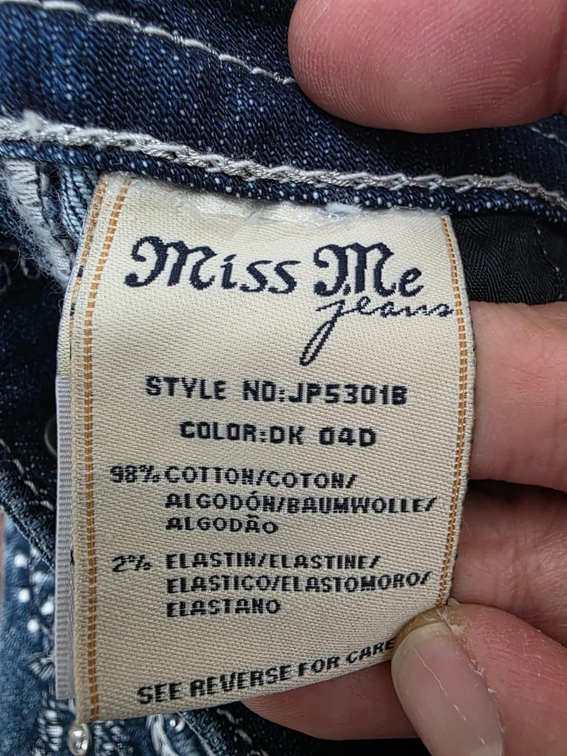 MISS ME 미스미 로루라이즈 부츠컷 데님 팬츠 25 상품이미지10