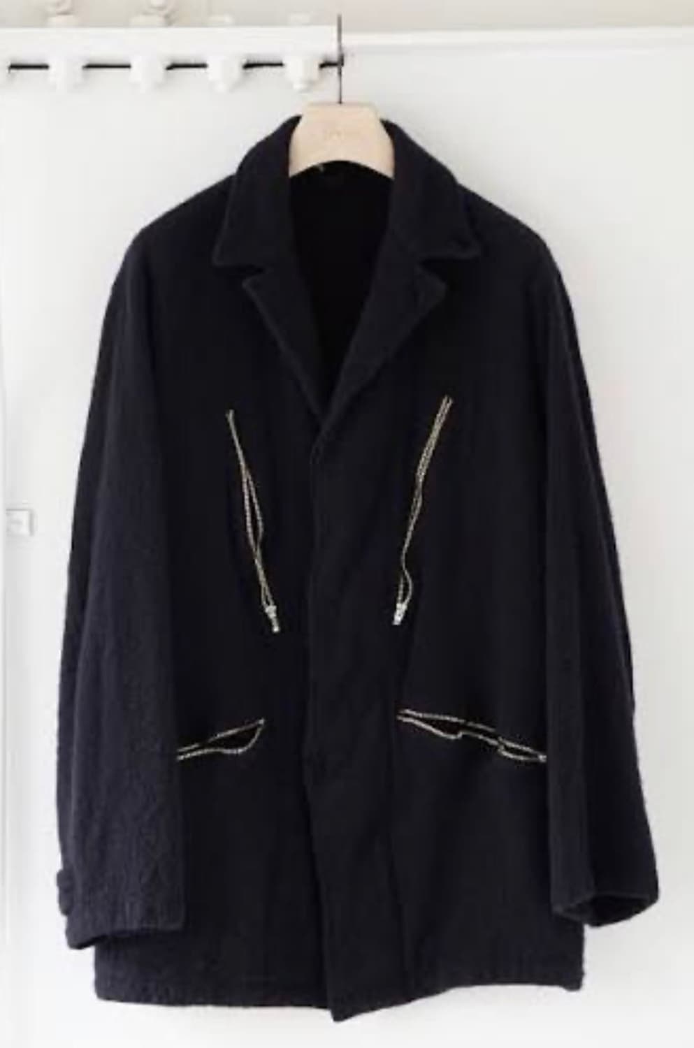 (3) 코모리 슈렁큰 울 밀리터리 코트 상품이미지1