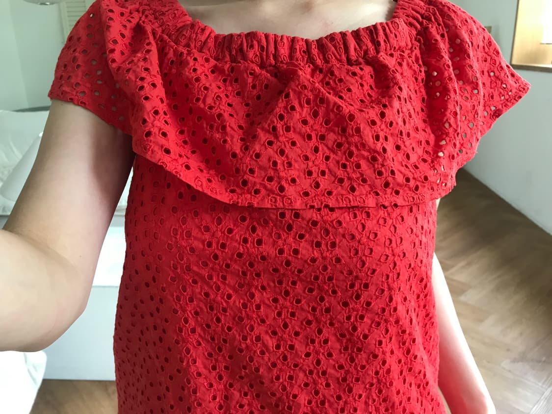 vintage eyelet top 상품이미지4