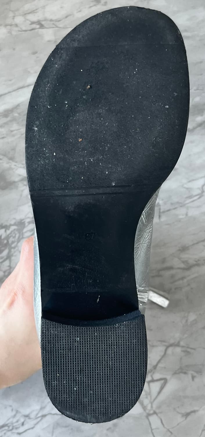 쓰리투에이티 실버 레더 앵클부츠 (240) 상품이미지5