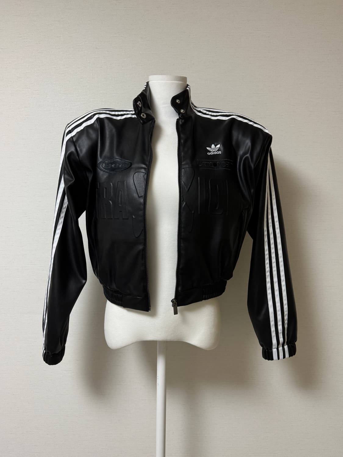 아디다스) 레더 바이커 자켓 상품이미지5
