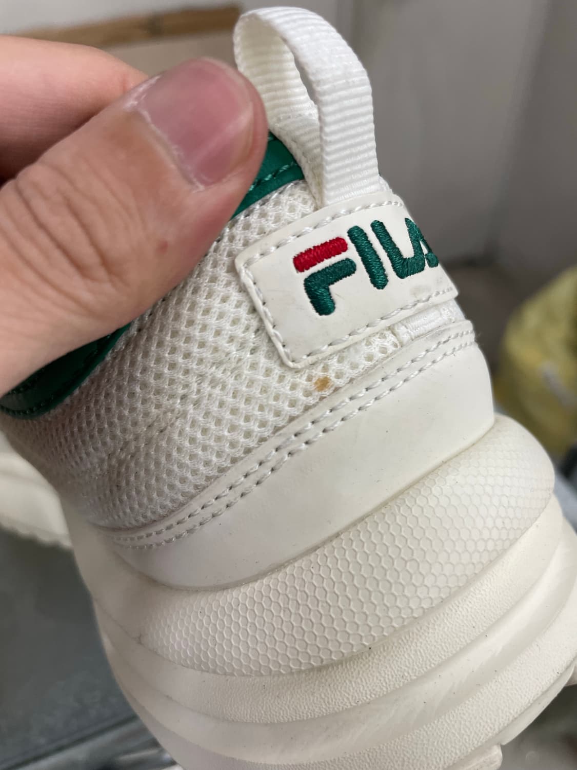 휠라 디스럽터 런 그린 260 상품이미지7