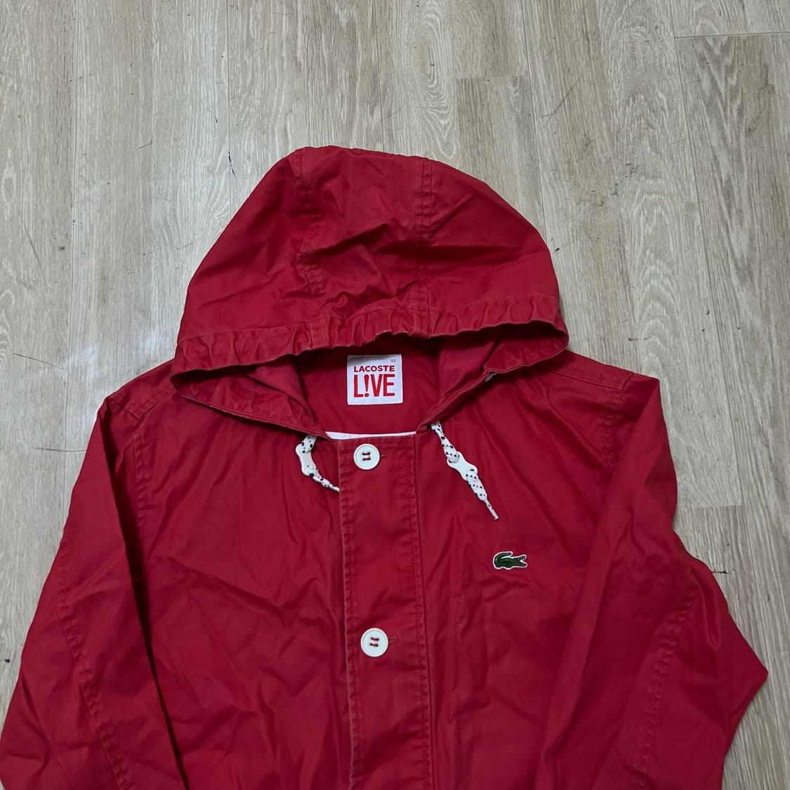 라코스테 로고 후드 야상 자켓 52  상품이미지2