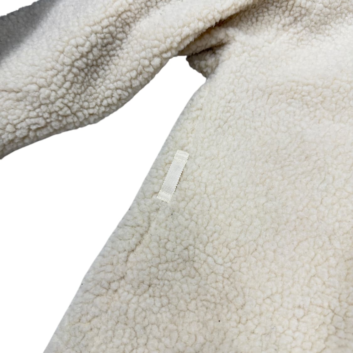 헤더먼트 뽀글이 플리스 아이보리 가디건 상품이미지6