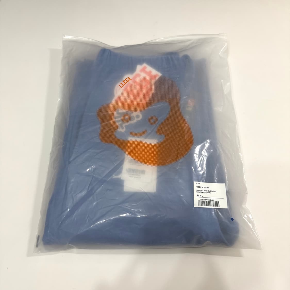 LLEGE 리지 가먼트다잉 큐브 로고 스웻팬츠 L 상품이미지2