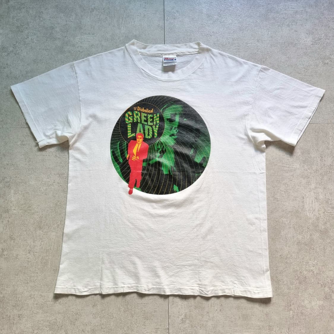 90s USA The Diabolical Green Lady L sz 상품이미지2