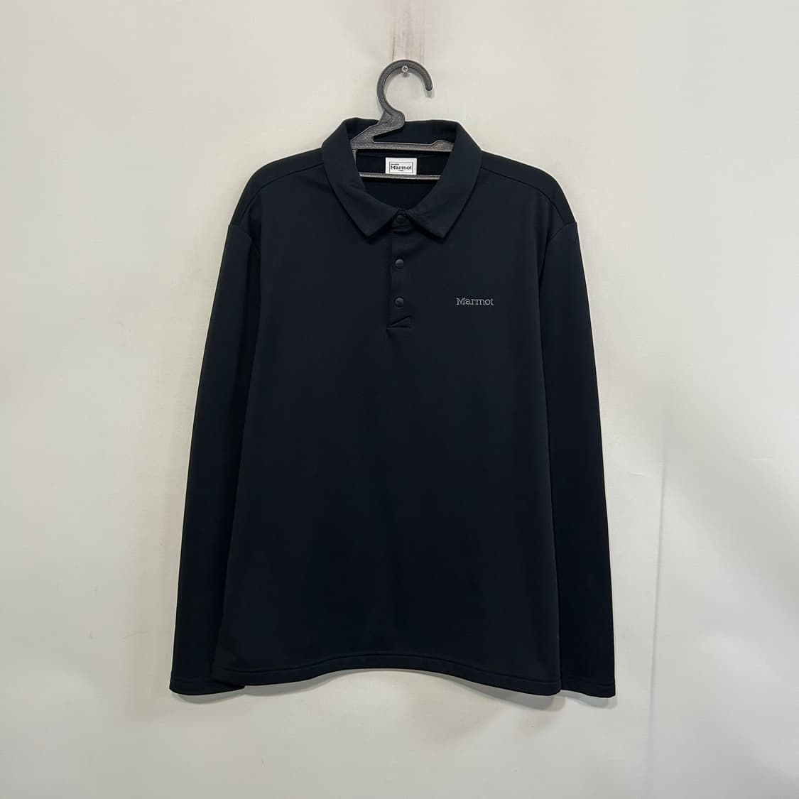 마모트 남성 기모 티셔츠 110 블랙 상품이미지1