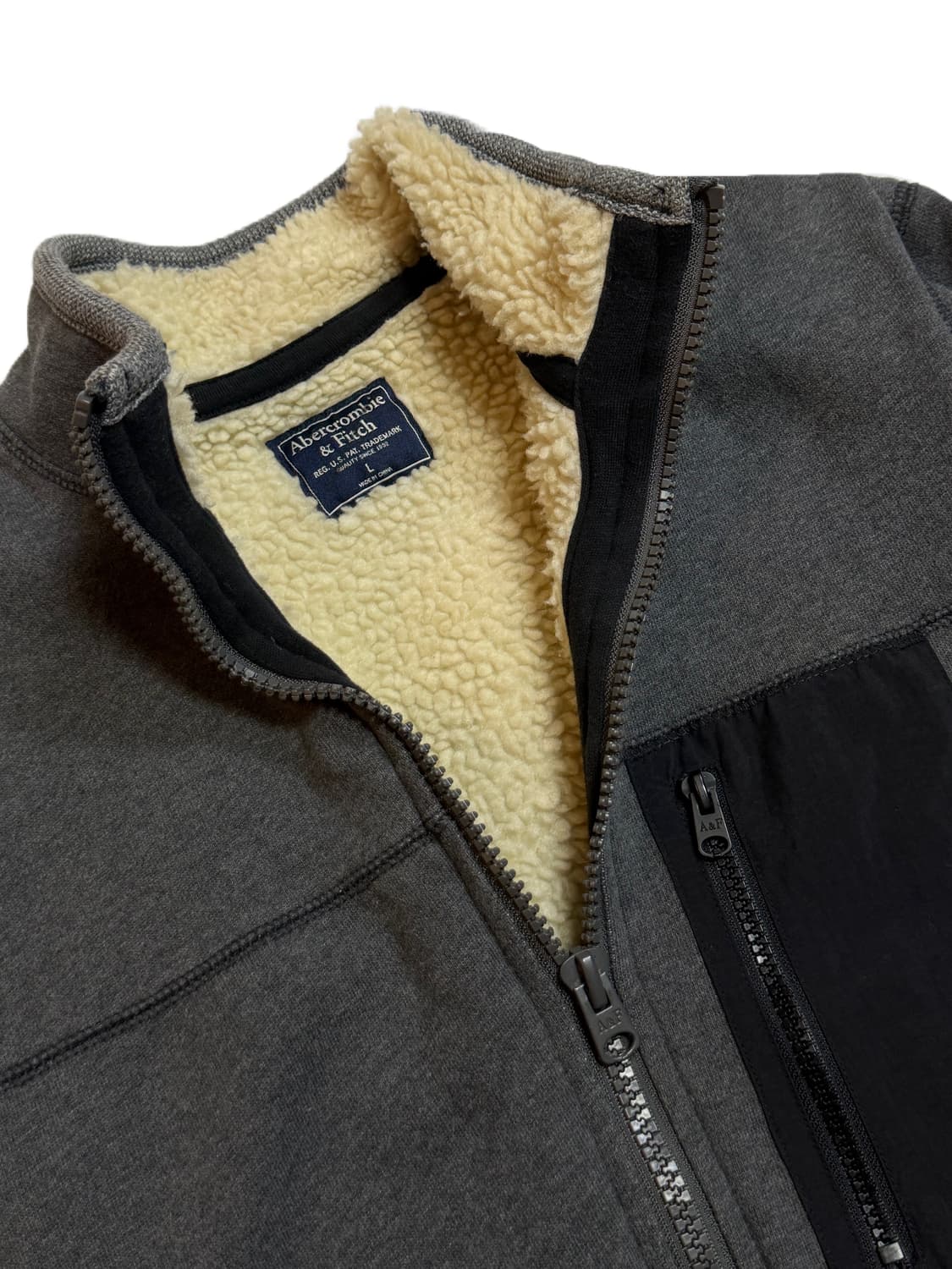 아베크롬비 양털 집업 상품이미지4