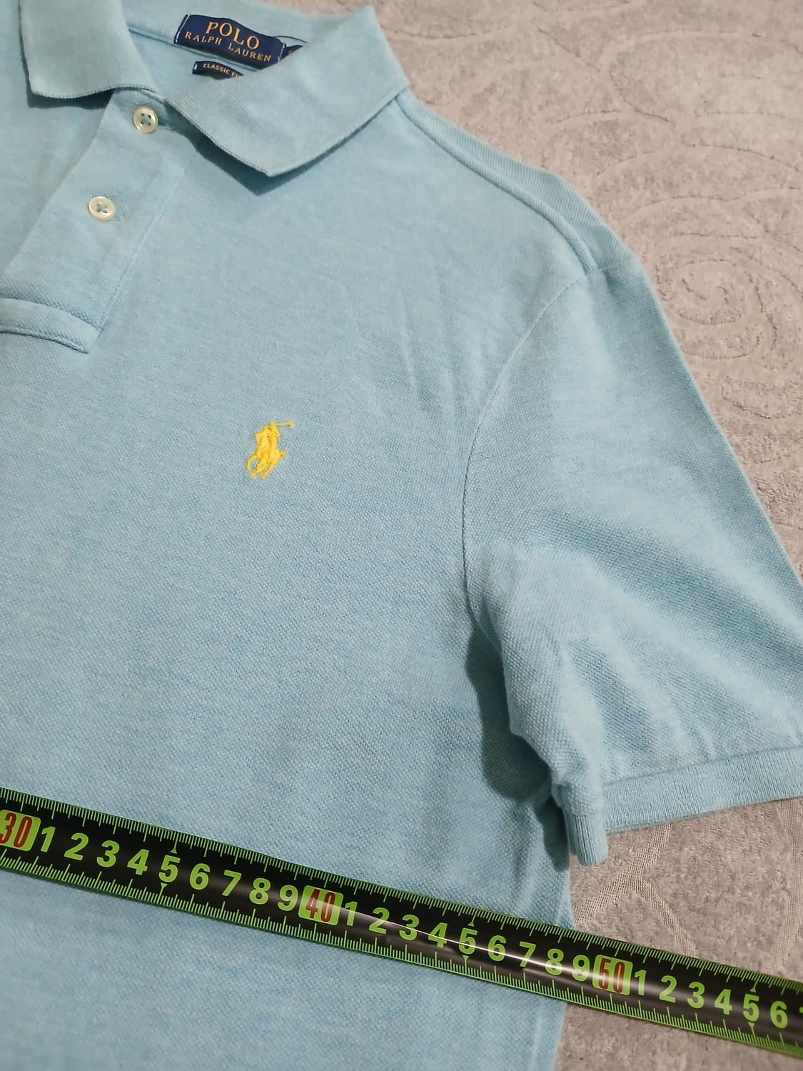 *폴로 스카이블루 반팔 카라티  상품이미지7