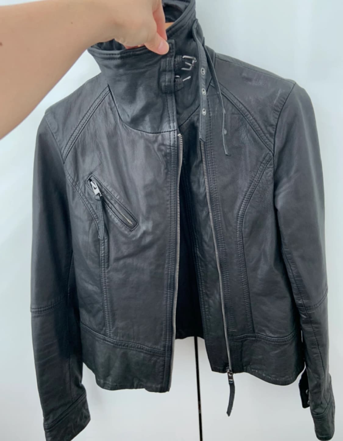 All saints leather jacket 44 상품이미지2