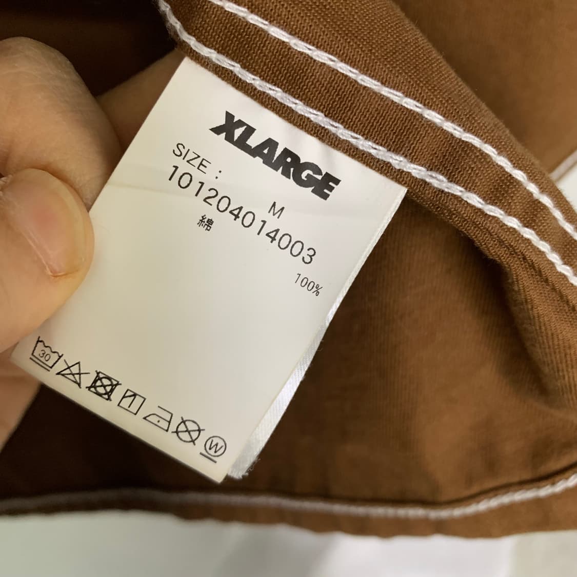 XLARGE 엑스라지 브라운 스티치 셔츠 자켓 스트릿 아메카지 00s 상품이미지6