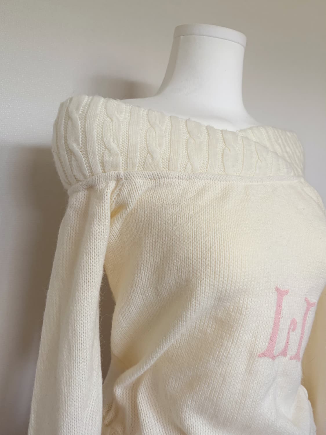 리즈리사 오프숄더 니트 상품이미지2