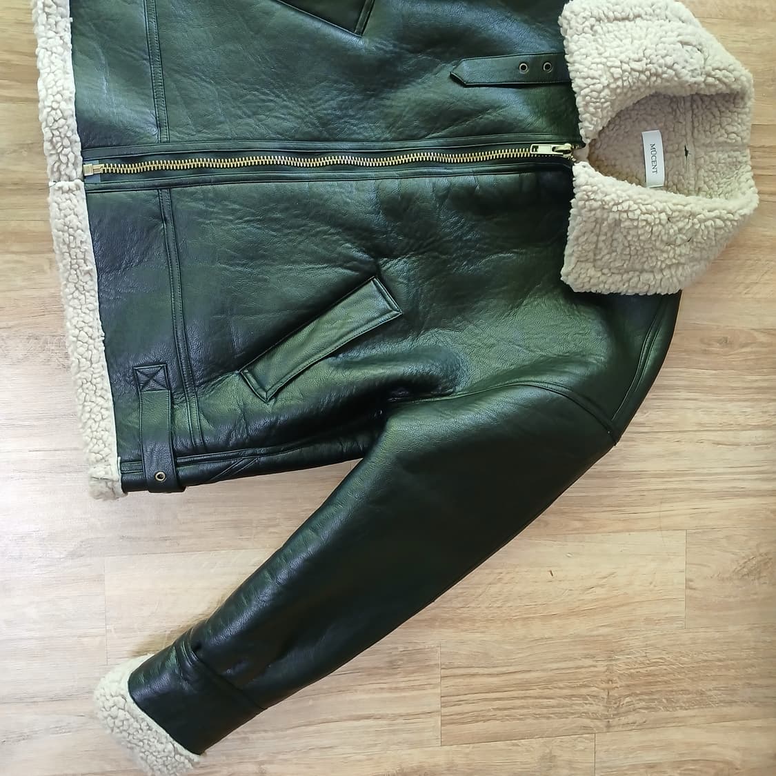 mucent 무센트 무스탕 남녀공용 양털 패딩 자켓 상품이미지4