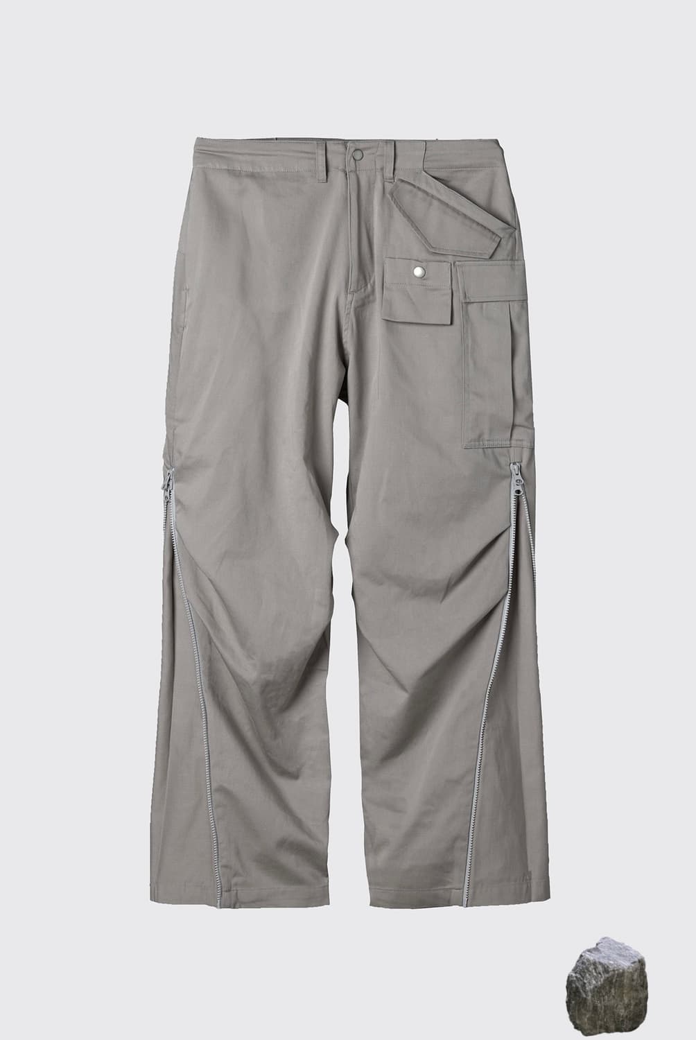 Hatchingroom 9p pants greige 상품이미지1