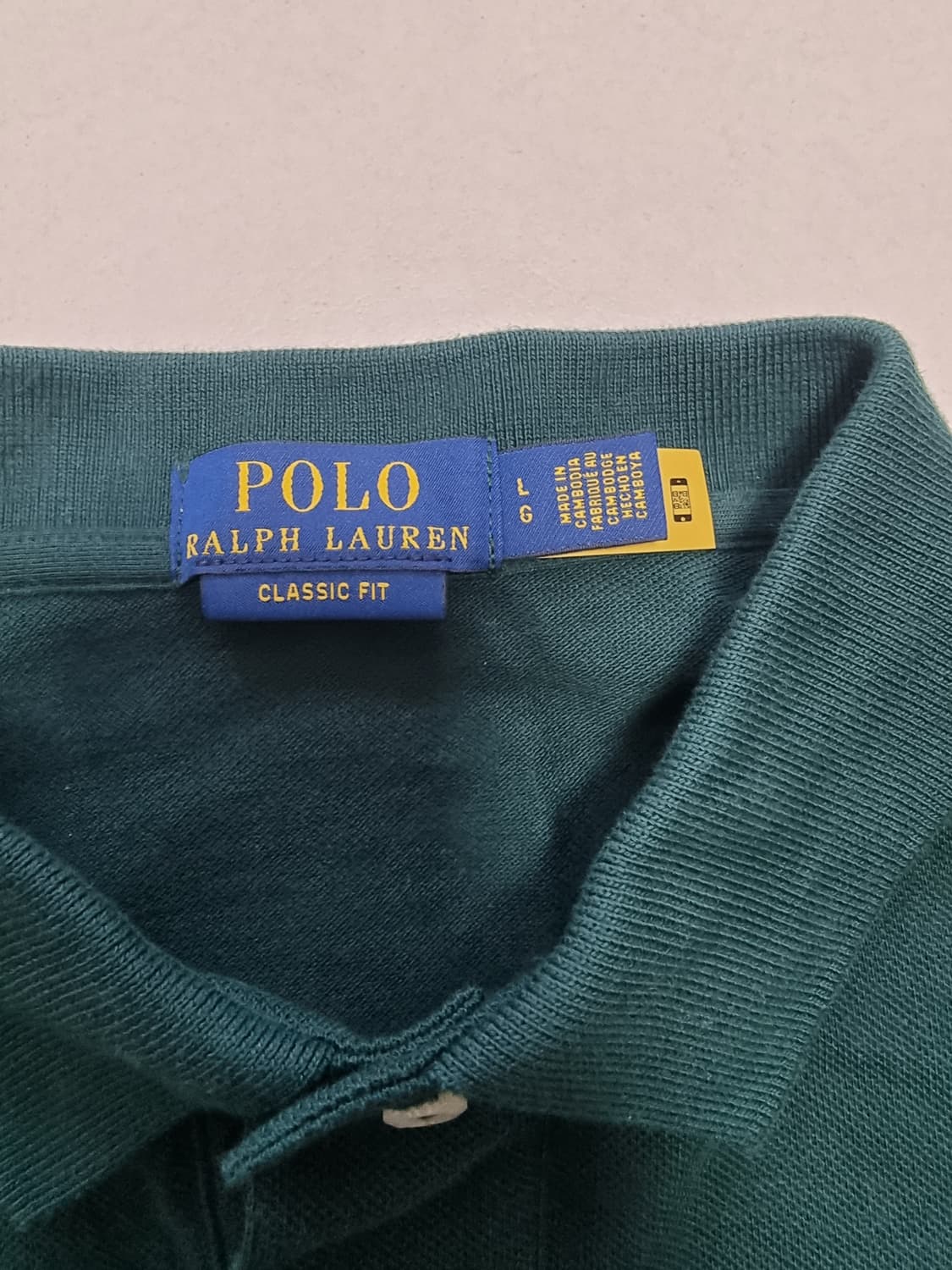 폴로 랄프로렌 클래식핏 카라티 L 그린 상품이미지2
